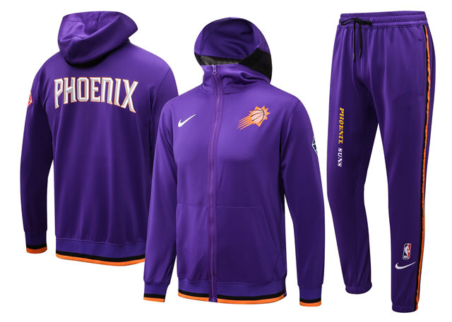 COMPLETO PHOENIX SUNS (TUTA CON FELPA CON CAPPUCCIO + PANTALONI DA JOGGING)