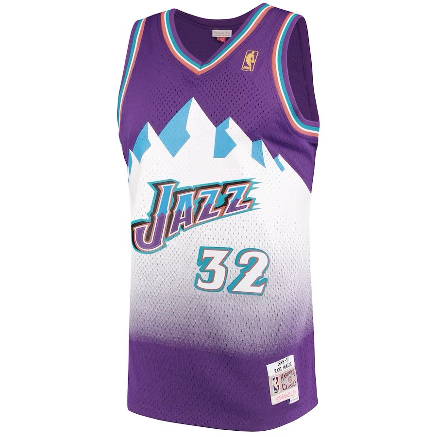 MAGLIA KARL MALONE UTAH JAZZ VINTAGE