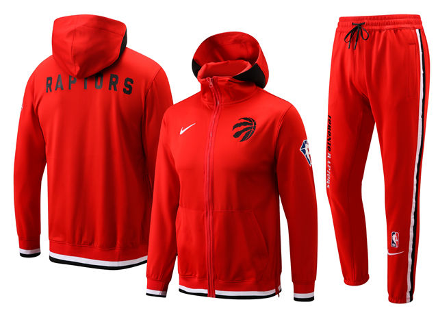 COMPLETO TORONTO RAPTORS (TUTA CON FELPA CON CAPPUCCIO + PANTALONI DA JOGGING)